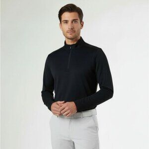 Oakley Mens Blackout Quarter Zip Pullover Jacket NEW Size XL Performance Golf